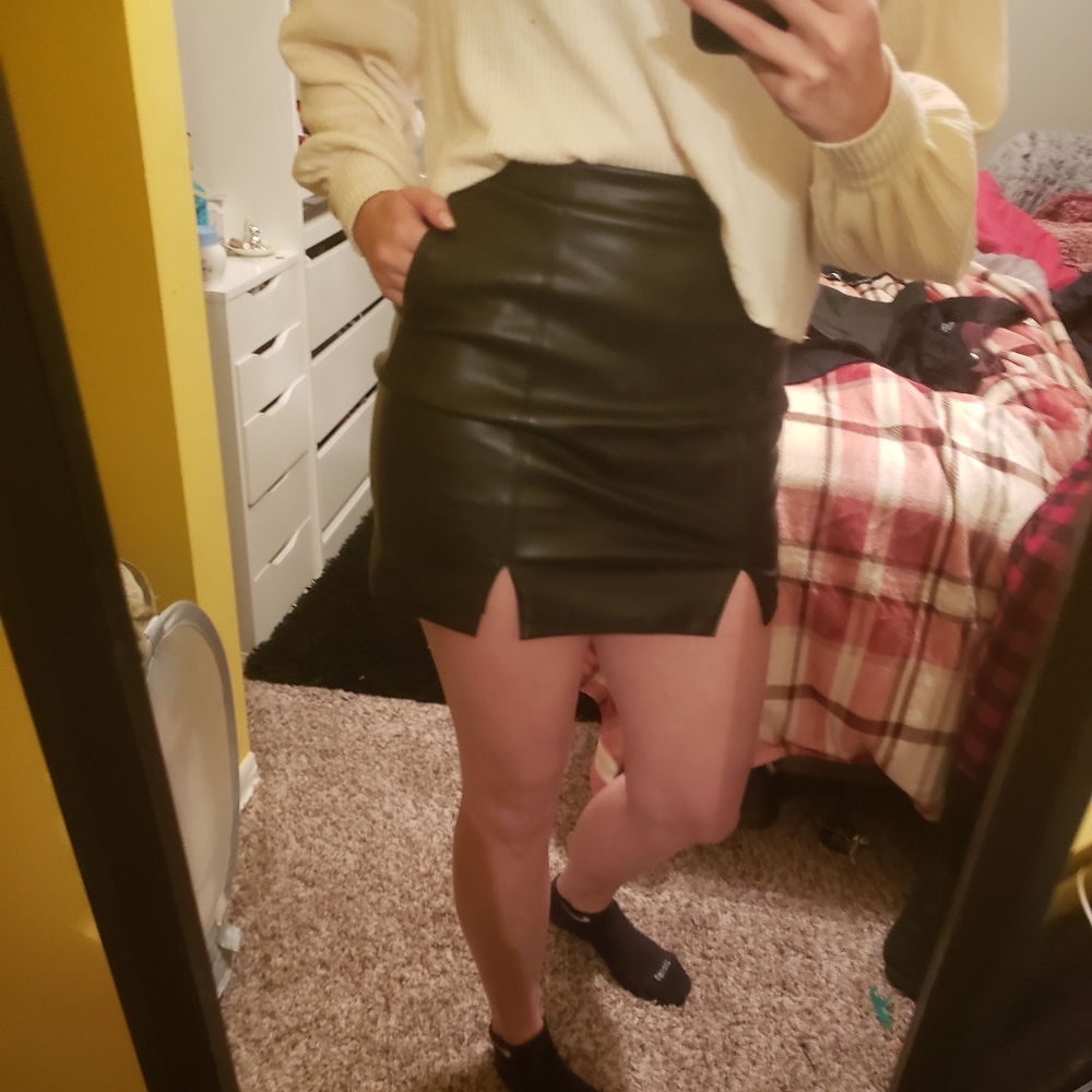 Leather Skirt
